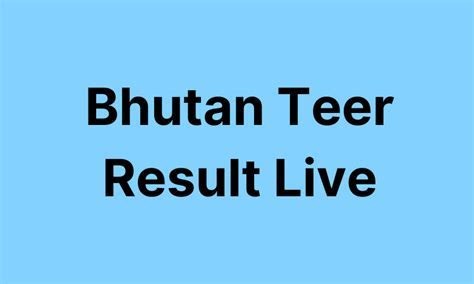bhutan teer old result|Iba pa.